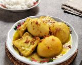 Foto langkah ke 5 dari resep Opor Telur Tahu.