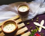 A picture of step 2 of Cardamom Rabdi.