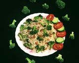 A picture of step 9 of Broccoli Rice.