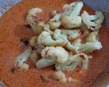 A picture of step 6 of Achari Gobhi.