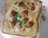 A picture of step 4 of Bread pizza.