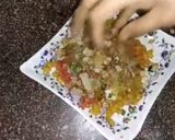 A picture of step 5 of Aloo tikki chat.