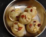 A picture of step 8 of Suji Ladoo.