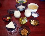 A picture of step 1 of Indian desserts paneer kheer with jelebi.