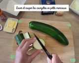 Une image de l'étape 1 de Lasagne blanche courgettes, saumon, mozzarella.