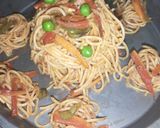 A picture of step 7 of Vegetable spaghetti.