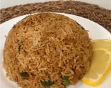 صورة لخطوة 8 من وصفة رز مقلي بالدجاج