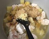 A picture of step 1 of Pineapple Chicken and RicePressure Cooker.