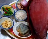 รูปขั้นตอนการทำที่ 1 ของ ยำหัวปลีใส่กุ้ง