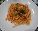 Foto langkah ke 10 dari resep Spicy Fettucine.