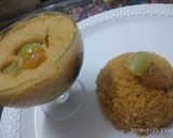 A picture of step 3 of Whole wheat grapes honey cake.