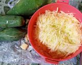 Foto langkah ke 1 dari resep Tumis pepaya muda pedas.