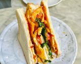 Hình bước làm 5 của món Sandwich trứng rau củ ăn sáng🥪