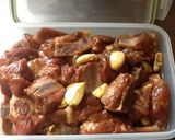 A picture of step 3 of Taro Braised Pork Ribs.