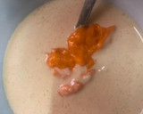 A picture of step 2 of Paneer balls in Alphonso mango Rabdi.