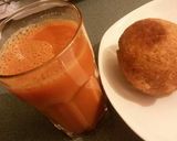 A picture of step 3 of Carrot and ginger juice.