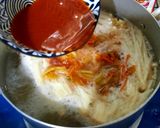 Hình bước làm 3 của món Canh kim chi thịt bò