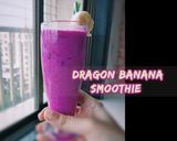 A picture of step 6 of Dragon banana smoothie.