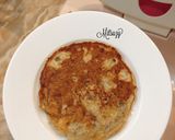 Hình bước làm 3 của món Pancake chuối táo sữa mẹ