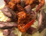 Foto del paso 6 de la receta: Spaghetti de Mar y tierra