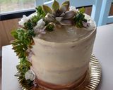 Foto del paso 6 de la receta: Drip cake de vainilla y chocolate