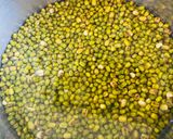 A picture of step 1 of Chhuta mung beans.