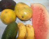 Mixed fruit juice recipe step 1 photo