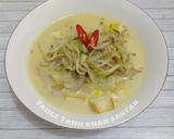 Foto langkah ke 3 dari resep (11.1) Tauge Tahu Kuah Santan ala Andini.
