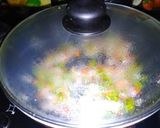 A picture of step 3 of Chilli pasta.