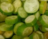 A picture of step 1 of Ivy Gourd Sabzi.