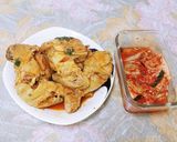 Hình bước làm 7 của món Gà hầm nấm ♥