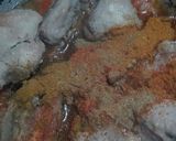 A picture of step 5 of Bhindi Chicken.