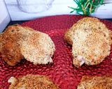 Une image de l'étape 6 de Cuisses de poulet en croûte de moutarde thym herbes de Provence.