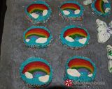 Φωτογραφία βήματος 8 της συνταγής Cookies ουράνιο τόξο
