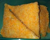 Foto langkah ke 4 dari resep Roti Tawar Goreng isi sayuran.