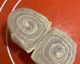 Foto langkah ke 9 dari resep Purple Potato Spiral Mooncakes (Thousand Layers).