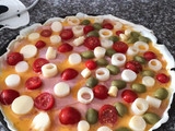 Torta jamón y queso variada