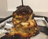 A picture of step 6 of Chicken Gyros.
