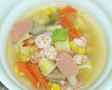 Foto langkah ke 5 dari resep Sup sehat kuah udang.