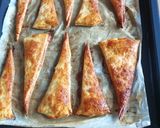 Une image de l'étape 2 de Feuilletés triangles gourmands chantilly framboises 😋#janvier.
