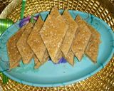 A picture of step 4 of Sesame seeds and besan katli (til besan ki karli).