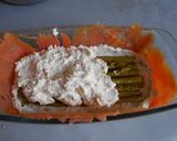 Une image de l'étape 1 de Terrine saumon asperges#paques.