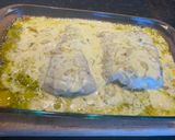 Foto del paso 5 de la receta: Lenguado al queso azul sobre hojaldre de papas