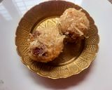A picture of step 6 of Coconut ladoo.