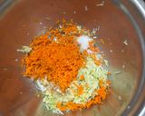 A picture of step 1 of Lauki paratha.