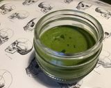 Une image de l'étape 7 de Sauce verte au persil et moutarde douce.