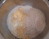 A picture of step 1 of Mix flour chilla.