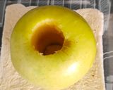 Une image de l'étape 3 de Pomme au four au caramel beurre salé.