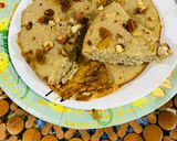 A picture of step 4 of Banana Sooji Cake.