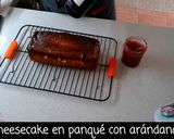 Foto del paso 6 de la receta Panqué Cheesecake con Arándanos